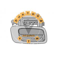 01 38 240,Door Handle,138240,OPEL,01 38 240
