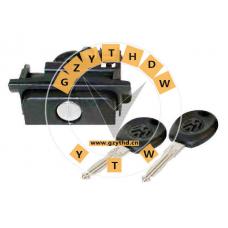 1H6 827 571 E,Rear Flap Lock with Keys,1H6827571E,VOLKSWAGEN,1H6 827 571 E