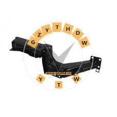 1101162,Headlight Frame,1101162,OPEL,1101162