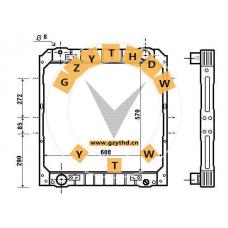 4 849 400，Radiator，4 849 400，IVECO，4849400