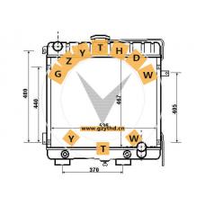 001 501 07 01，Radiator，001 501 07 01，MERCEDES BENZ，15010701