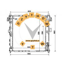 21310-31230，Radiator，2131031230，SSANGYONG，21310-31230
