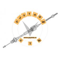 06 69 187，Clutch Cable，06 69 187，OPEL，669187