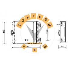 002 835 53 01,Heat Exchanger,28355301,MERCEDES BENZ,002 835 53 01