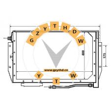 1285466,Air Conditioning Condenser,1285466,DAF,1285466