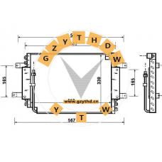 95310-60A50,Air Conditioning Condenser,95310-60A50,GEO,9531060A50