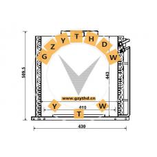 AL157615,Air Conditioning Condenser,AL157615,JOHN DEERE,AL157615