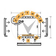 002 830 37 58,Air Conditioning Evaporator,28303758,VOLKSWAGEN,002 830 37 58