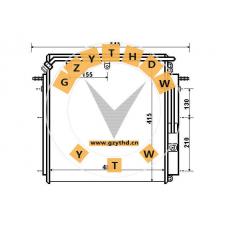 00132914440,Air Conditioning Condenser,00132914440,DEUTZ-FAHR,00132914440