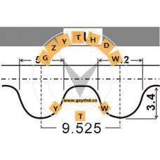 Timing Belt，24312-27000，HYUNDAI (HUATAI)，2431227000，HYUNDAI，24312-27000，KIA，