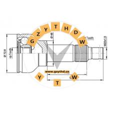 27H7567，CV Joint Kit，27H7567，AUSTIN，27H7567，MG