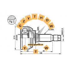 8-94108634-3，CV Joint Kit，8941086343，GEO，8-94108634-3，ISUZU