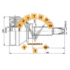 15-1228，CV Joint Kit，151228，ZAZ，15-1228，