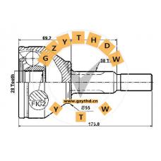 FB5Z-3B436-C，CV Joint Kit，FB5Z3B436C，FORD USA，FB5Z-3B436-C，