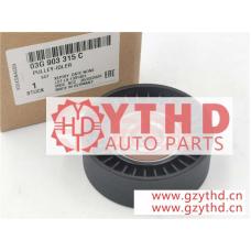 03G903315C/皮带过渡轮/Auxiliary Belt Tensioner Pulley 03G903315C NEW FOR A3 Trasporter 1.9-2.0L A3 Sportback TOLEDO III OCTAVIA CADDY III GOLF PASSAT SHARAN