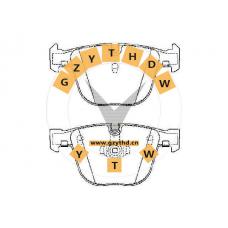 Brake Pad Set,34 21 6 768 471,BENTLEY,34 21 6 768 471,BMW,34216768471,ROLLS-ROYCE,