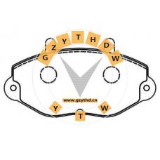 Brake Pad Set,5028764,FORD (JMC),5028764,FORD,5028764,,
