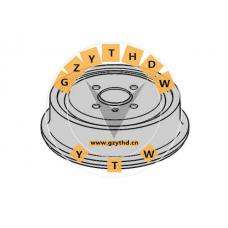 Brake Drum,05 68 056,OPEL,05 68 056,VAUXHALL,568056,,