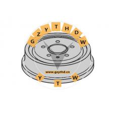 Brake Drum,05 68 060,OPEL,05 68 060,VAUXHALL,568060,,