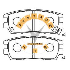 Brake Pad Set,MB 389 572,EAGLE,MB 389 572,MITSUBISHI,MB389572,,