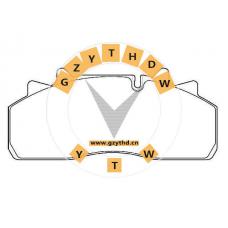 Brake Pad Set,1628064,DAF,1628064,RENAULT,1628064,,