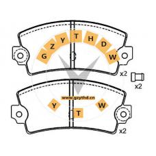 Brake Pad Set,77 01 602 289,ALPINE,77 01 602 289,RENAULT,7701602289,,