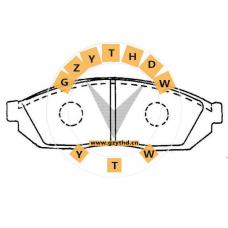 Brake Pad Set,55210-78460,BYD,5521078460,HONDA,55210-78460,OPEL,SUZUKI