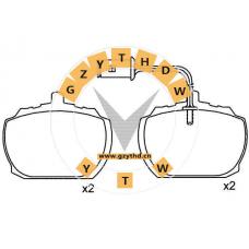 Brake Pad Set,16 05 999,ROVER,16 05 999,,1605999,,