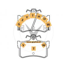 Brake Pad Set,GBP90323,MG,GBP90323,ROVER,GBP90323,,