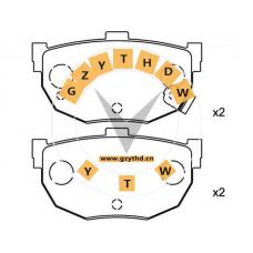 Brake Pad Set,58302-29A00,HYUNDAI (BEIJING),5830229A00,HYUNDAI,58302-29A00,KIA (DYK),KIA