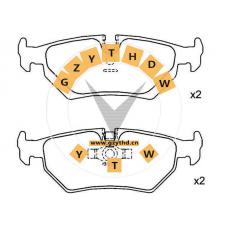 Brake Pad Set,JLM 1833,JAGUAR,JLM 1833,,JLM1833,,