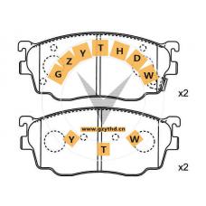 Brake Pad Set,CBY3-33-23Z,HONGQI,CBY33323Z,MAZDA,CBY3-33-23Z,,