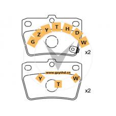 Brake Pad Set,04466-42010,CHERY,446642010,TOYOTA,04466-42010,,