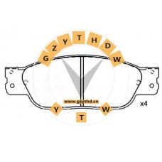 Brake Pad Set,C2C 15990,JAGUAR,C2C 15990,,C2C15990,,