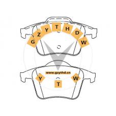 Brake Pad Set,2 743 300,VOLVO (CHANGAN),2 743 300,VOLVO,2743300,,