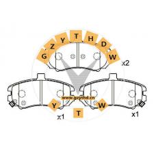 Brake Pad Set,58101-2DA50,HYUNDAI (BEIJING),581012DA50,HYUNDAI,58101-2DA50,,