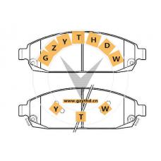 Brake Pad Set,05080868AA,JEEP,05080868AA,,05080868AA,,