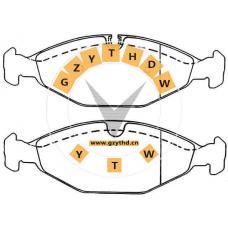 Brake Pad Set,JLM11058,JAGUAR,JLM11058,,JLM11058,,