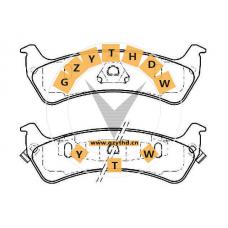 Brake Pad Set,4762101,JEEP,4762101,,4762101,,