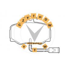 Brake Pad Set,JLM577,JAGUAR,JLM577,,JLM577,,