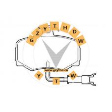 Brake Pad Set,JLM1281,JAGUAR,JLM1281,,JLM1281,,