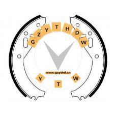 007 440 047R,Brake Shoe Set,007440047R,SKODA,007 440 047R