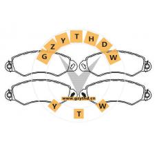 Brake Pad Set,545990001,MAXUS (SAIC MOTOR),545990001,,545990001,,