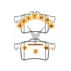 Brake Pad Set,C2D3792,JAGUAR,C2D3792,,C2D3792,,