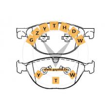 Brake Pad Set,C2D3801,JAGUAR,C2D3801,,C2D3801,,