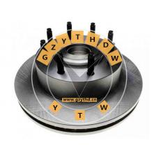 5C3Z-1102-AB，Brake Disc，5C3Z-1102-AB，FORD USA，5C3Z-1102-AB