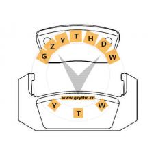 Brake Pad Set,D73-7005,ROVER,D737005,,D73-7005,,