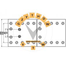 190 2483,Brake Lining Kit,190 2483,IVECO,1902483