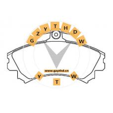 Brake Pad Set,MR977117,HAIMA,MR977117,MITSUBISHI,MR977117,SMART,