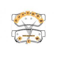 Brake Pad Set,58302-3AA20,HYUNDAI (HUATAI),583023AA20,HYUNDAI,58302-3AA20,,